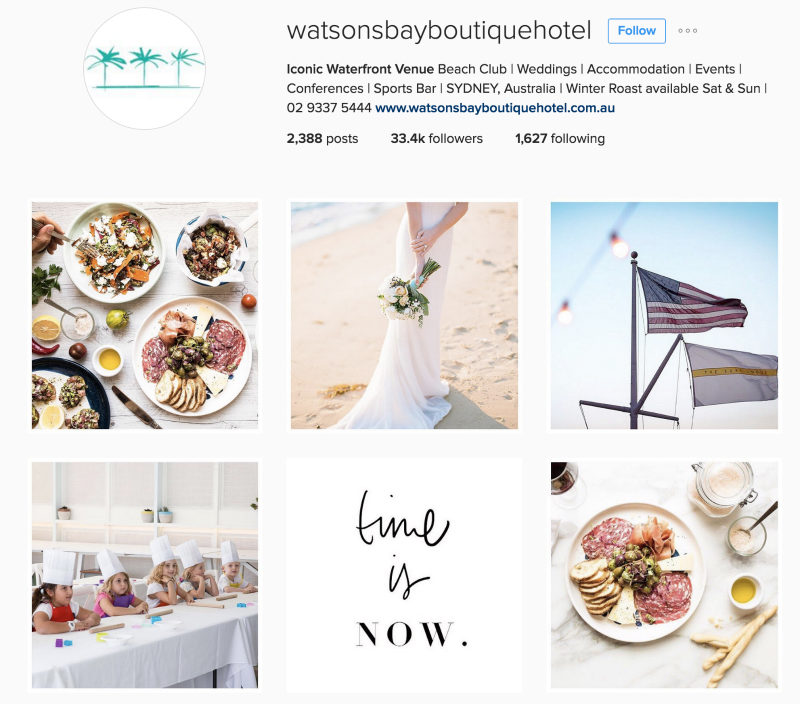 Watsons Bay Boutique Hotel Instagram For Tourism Marketing