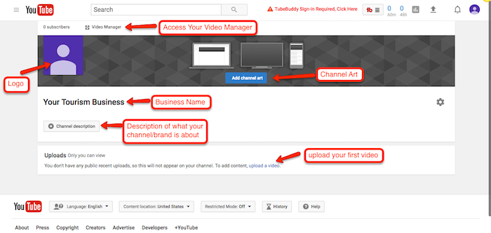 Your New YouTube Channel View