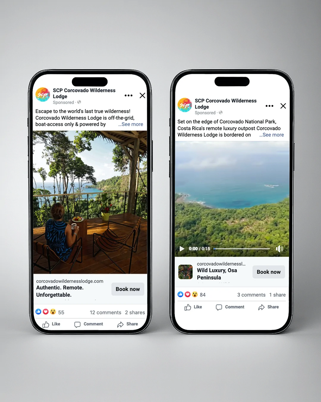 mockup of lamangata website