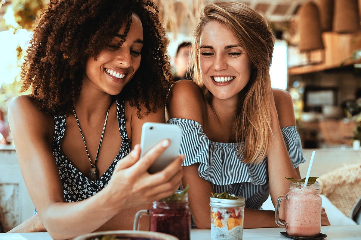 Social media travel planning tropical destination