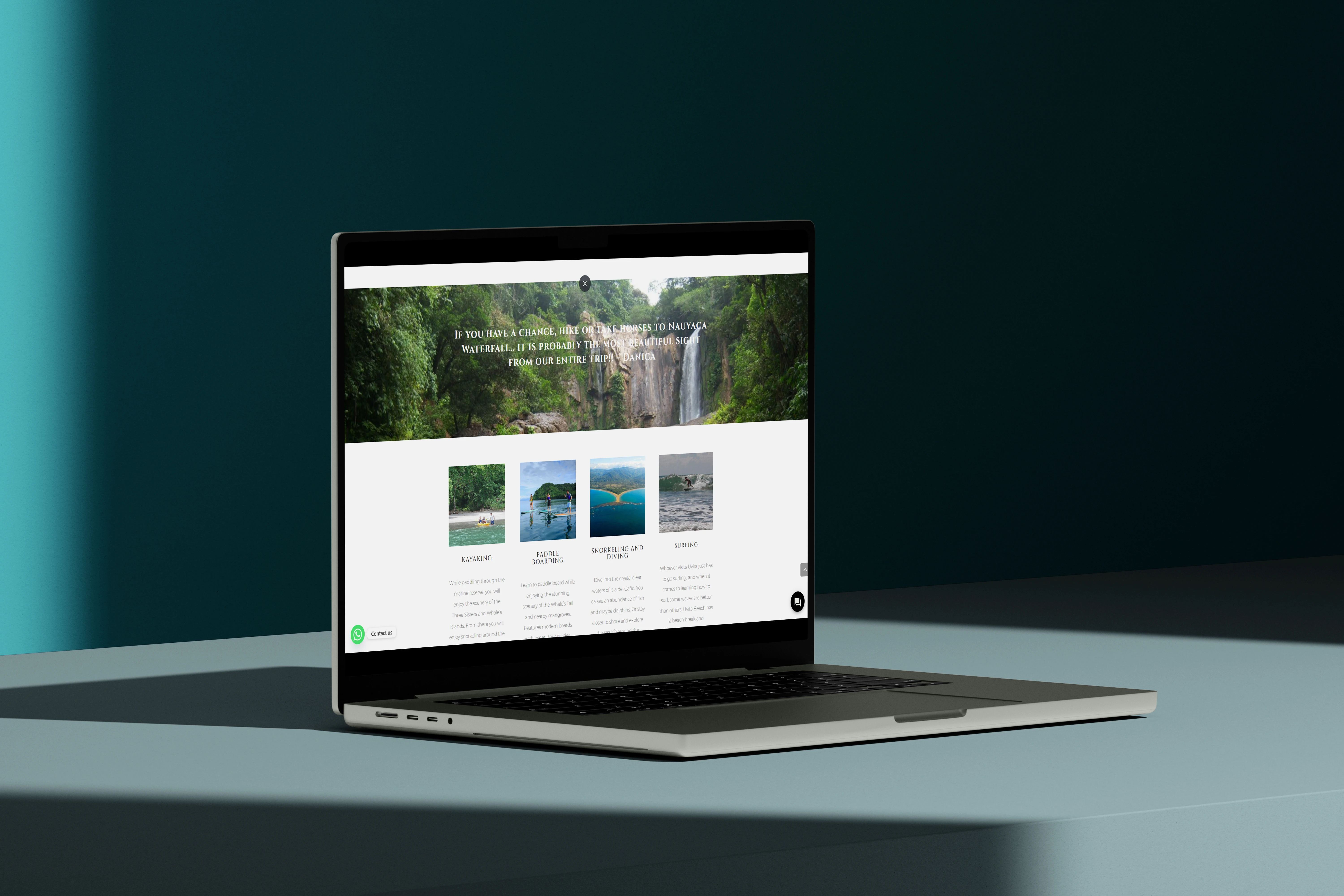 Rainforest resort activities Uvita Costa Rica