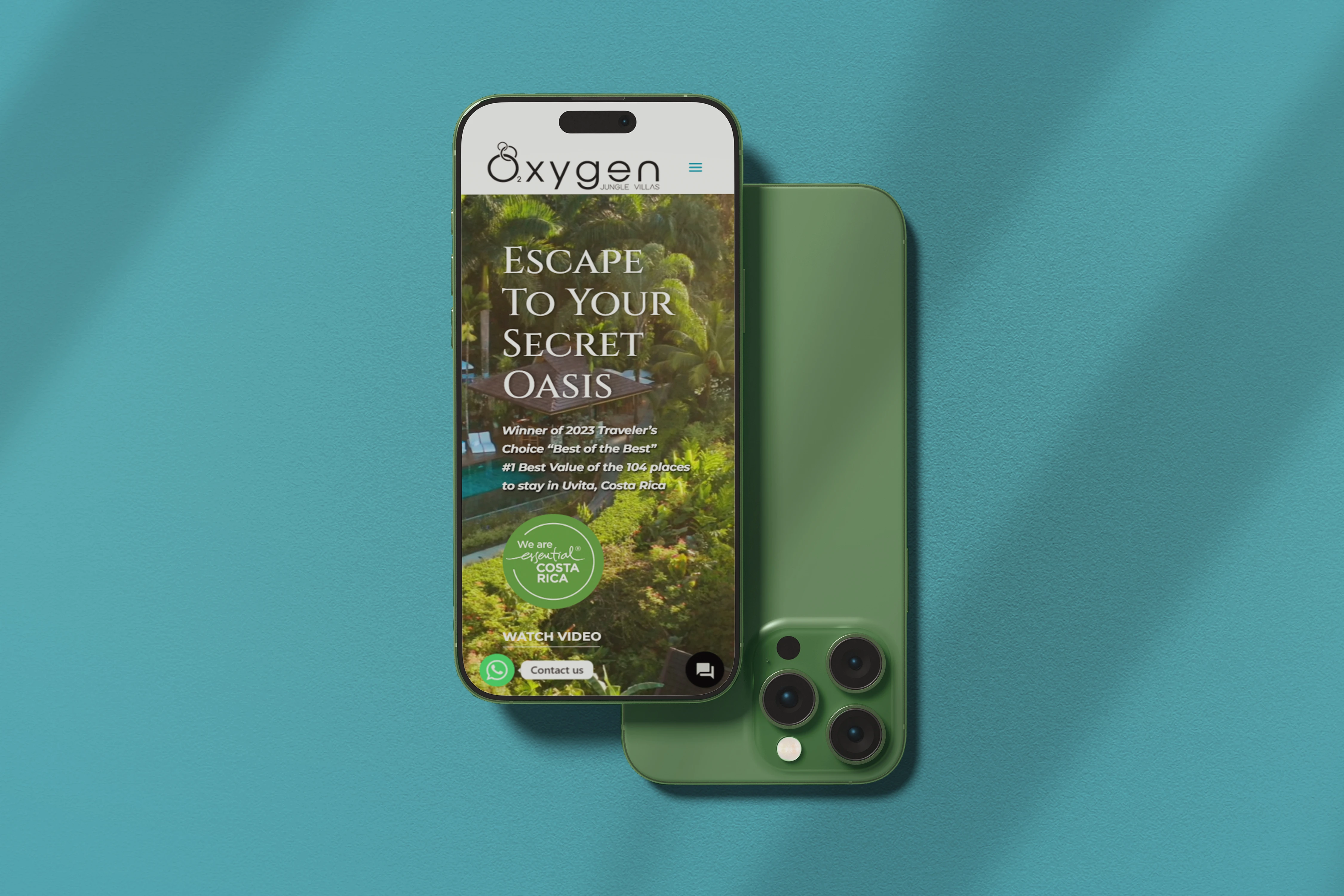 Mobile-optimized luxury hotel website design