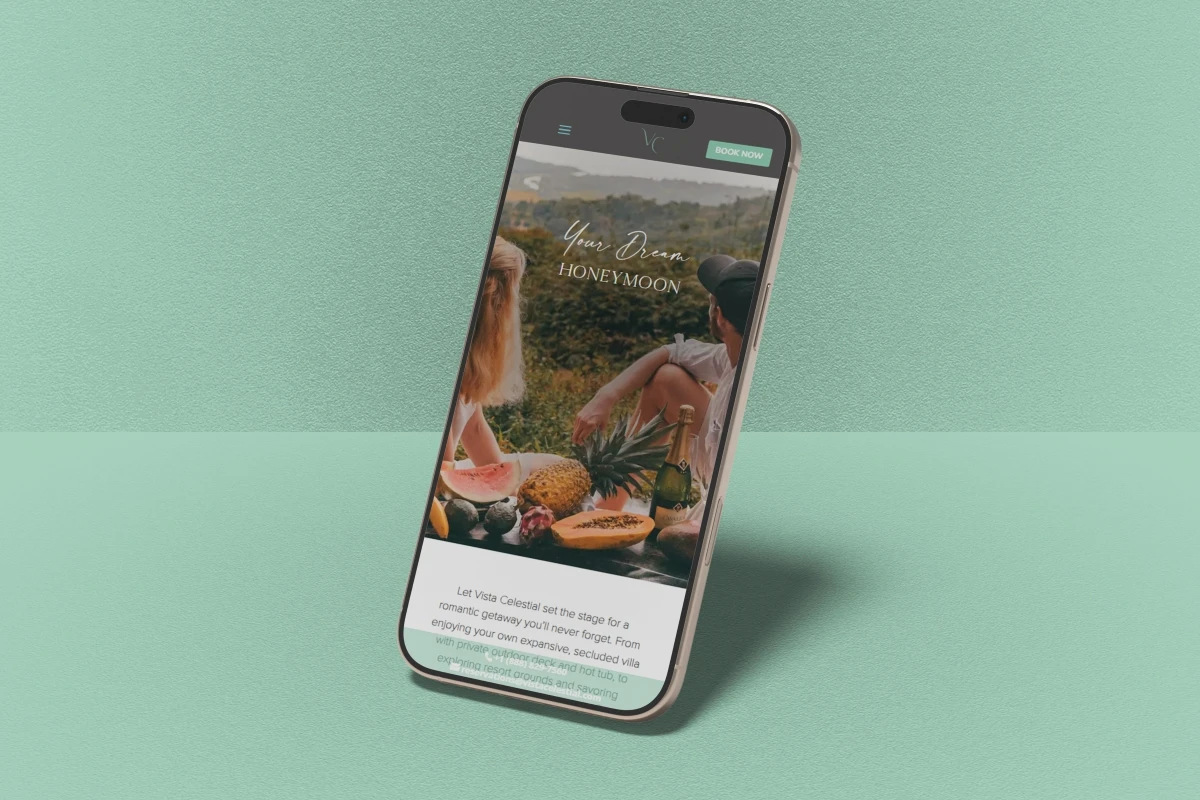 Mobile honeymoon package website Costa Rica