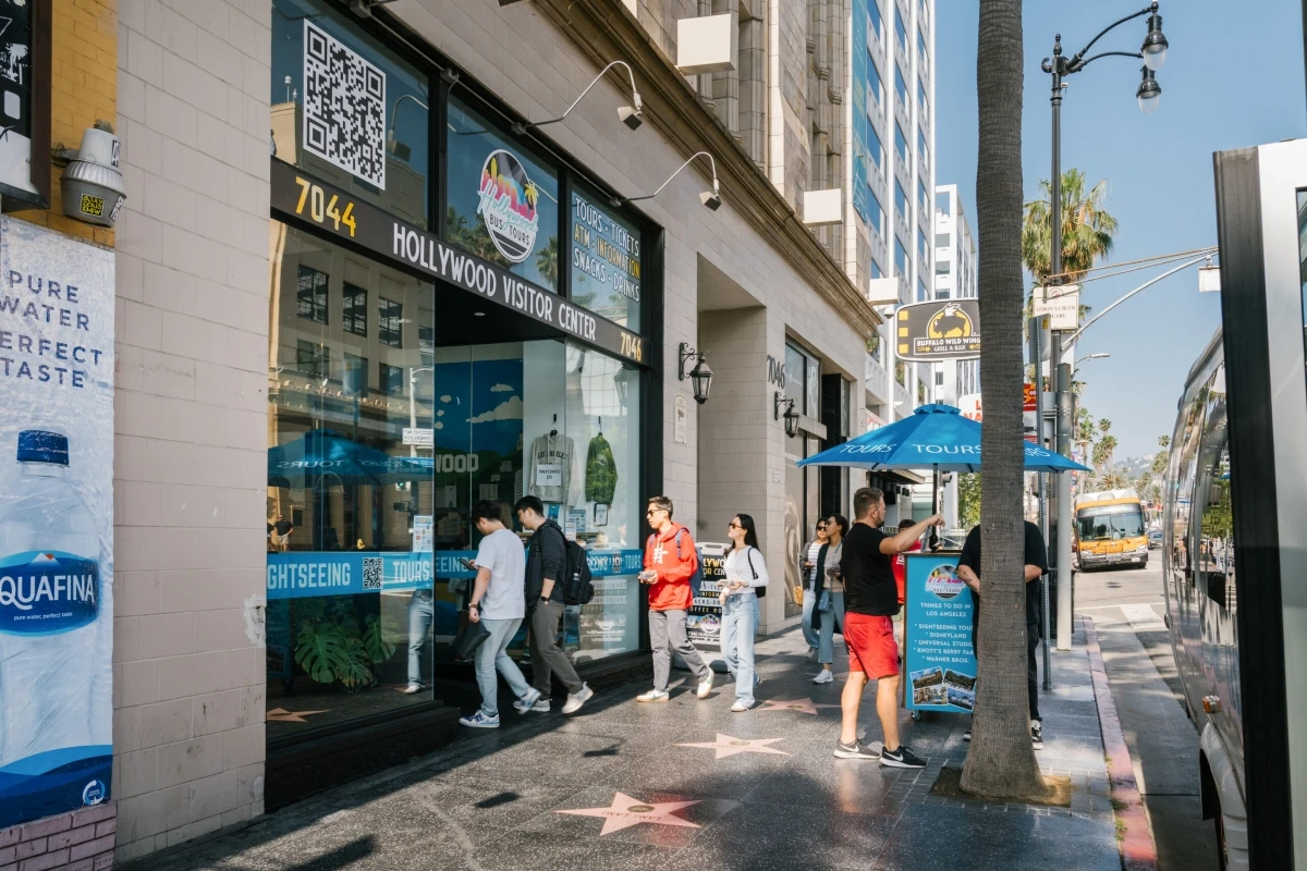 Hollywood Walk Fame stars tourist attraction LA