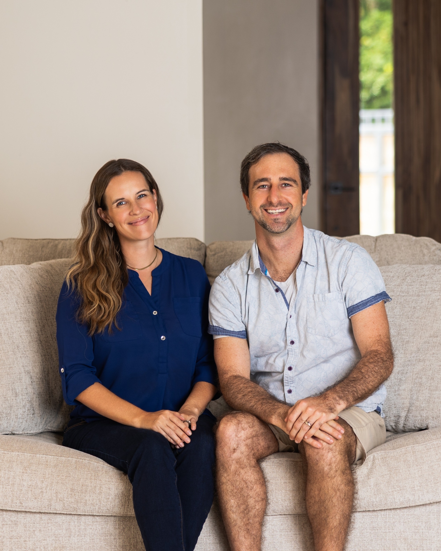 Untethered Media founders Dan and Casey professional headshot portrait